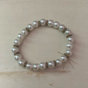 gold & white bracelet (smaller)